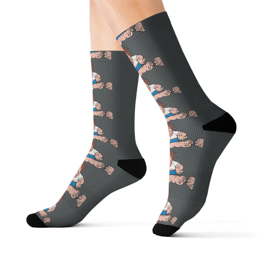 Marvin Sublimation Socks