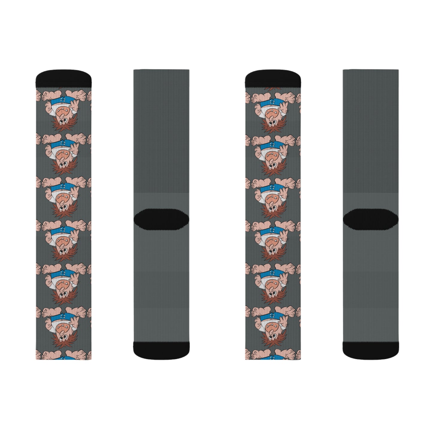 Marvin Sublimation Socks